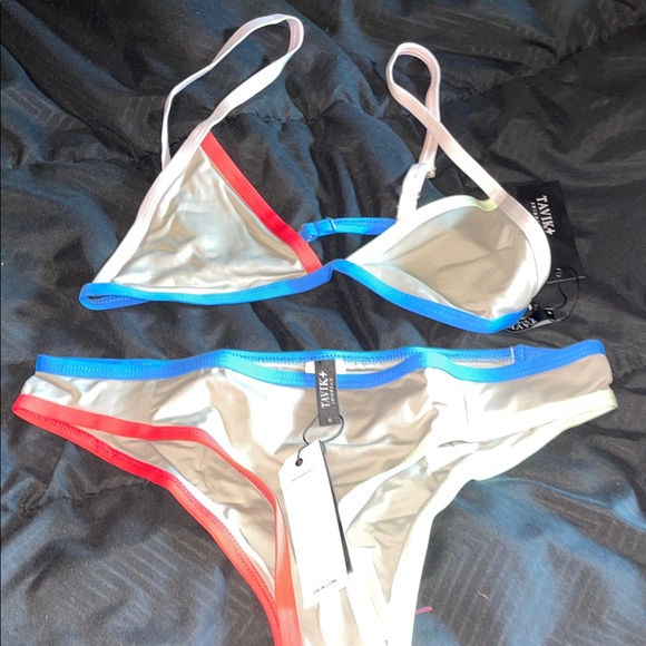 Tavik Other - Tavik Bikini Set with Blue and Red Trim